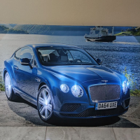 Светеща картина с Led осветление - Bentley continental GT , снимка 2 - Картини - 36401754