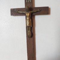 Стар кръст , Исус Христос 25х12.5см, снимка 1 - Други ценни предмети - 41394368