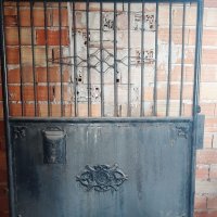 Портал - двоен от масивно желязо, с декоративни елементи от ковано желязо, снимка 3 - Входни врати - 41587862