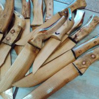 Ножове от дърво с медни орнаменти №2, снимка 9 - Подаръци за мъже - 34230598