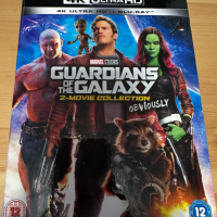 Guardians of the Galaxy 1 & 2 [4K Ultra-HD + Blu-Ray] (4К Блу рей) Dolby Atmos, снимка 1 - Blu-Ray филми - 44805532