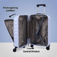 Нов лек удобен куфар твърда обвивка Багаж пътуване самолет летище, снимка 3 - Куфари - 42450937