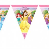 3 принцеси Снежанка Рапунцел Белл Ариел Парти Гирлянд Знаменца Флаг Банер флагчета , снимка 1 - Други - 34636513