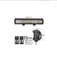 38 См Мощен LED бар 300W 100 LED 12V 24V АТВ, Джип, 4х4, Offroad, Камион, снимка 3 - Аксесоари и консумативи - 40801233