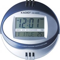 Кръгъл Цифров Часовник KADIО KD-3806N, снимка 1 - Друга електроника - 40006430