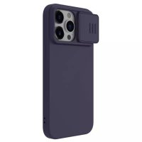 Nillkin Qin Pro Leather Flip Camera Cover Case for iPhone 15 Pro Max - Black, снимка 10 - Калъфи, кейсове - 44211708