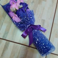 Подаръчен комплект букет рози, снимка 6 - Подаръци за жени - 41350465