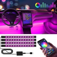 Вътрешно осветление на кола автомобил Winzwon LED интериор аксесоар за кола подарък за кола, снимка 1 - Аксесоари и консумативи - 41717355