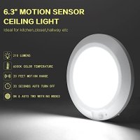 Нов комплект от 2 бр. таванно осветление със сензор за движение/6.5 инча/Коридор Таван Стълбище, снимка 3 - Лампи за таван - 41327462