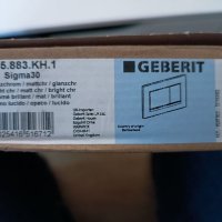 Чисто нов двоен Бутон Активатор Geberit Sigma 30 Хром , снимка 3 - ВИК - 40955218