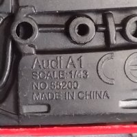 Метална количка AUDI A1 MADE IN CHINA рядка за КОЛЕКЦИЯ ДЕКОРАЦИЯ 17033, снимка 9 - Колекции - 40719281