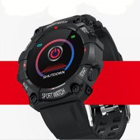 Стилен Смарт часовник  съвместим с Android и iPhone, прахоустойчив, Bluetooth, Пулс, Крачки, снимка 7 - Смарт гривни - 41456792