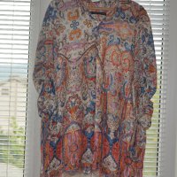 Дълга лятна риза/туника с ярки цветове, снимка 1 - Ризи - 41906250
