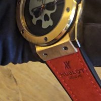 Мъжки луксозен часовник Hublot Skull Bang, снимка 4 - Мъжки - 41592923