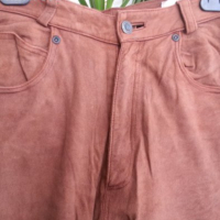 дамски панталон естествен велур с подплата, снимка 10 - Панталони - 11448945