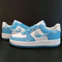 Nike Air Force 1 Nail Art Нови Оригинални Обувки Маратонки Размер 39 Кецове Номер 24.5см Дамски Сини, снимка 1 - Маратонки - 38843928