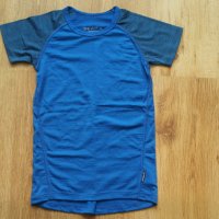 DEVOLD BREEZE KID T-SHIRT 100% Merino Wool размер 8 г / 128 см детска тениска - 437, снимка 1 - Детски тениски и потници - 41629950
