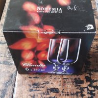 Чешки кристал чаши за бира Bohemia crystal луксозни, снимка 5 - Чаши - 34661024
