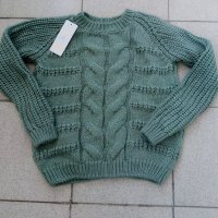 Дамски изчистен пуловер в 6 цвятя, снимка 9 - Блузи с дълъг ръкав и пуловери - 34760359