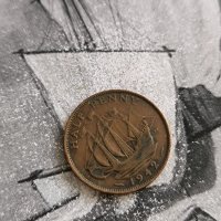 Монета - Великобритания - 1/2 (половин) пени | 1942г., снимка 1 - Нумизматика и бонистика - 44350911