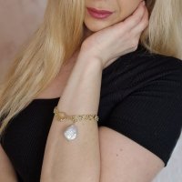 Гривна с естествена перла „Darrazzi“ 318, снимка 4 - Гривни - 30896954