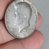 1/2 долар 1968 г сребро унк

, снимка 2 - Нумизматика и бонистика - 41748345