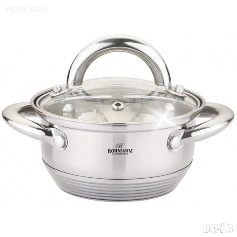Тенджера Bohmann, 0.7 л./ 1 л., неръждаема стомана, снимка 1