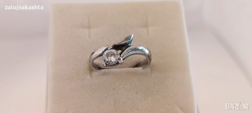 Сребърен пръстен-2,47гр/925, снимка 1