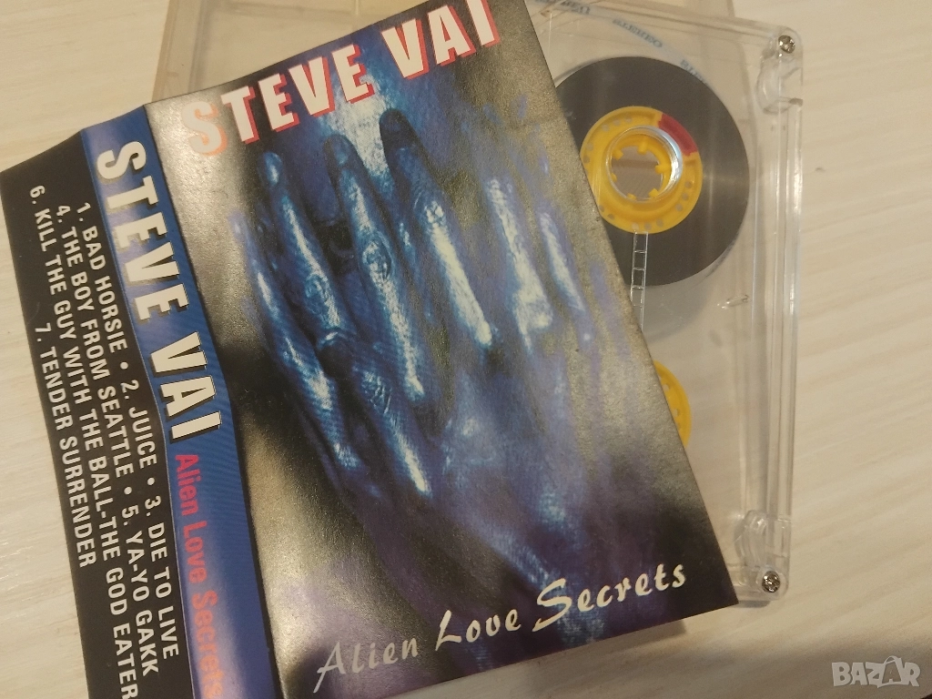 Steve Vai – Alien Love Secrets - аудио касета музика, снимка 1