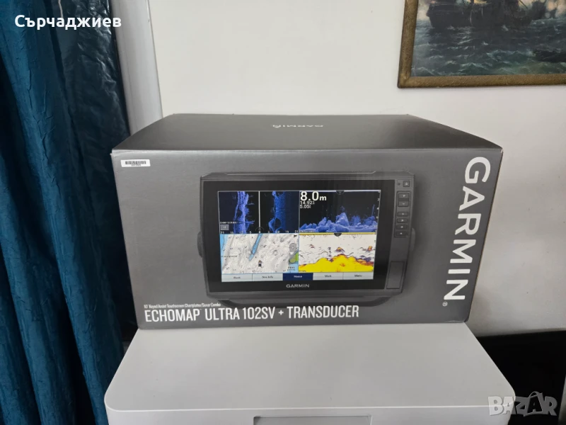 Картограф сонар, с навигационна карта с дънен релев, нов!, снимка 1