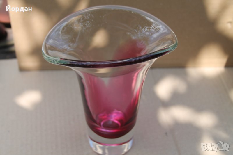 Кристална ваза *мурано, снимка 1