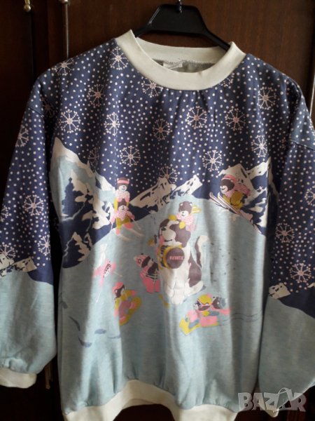 Блуза със зимни фигури нова, снимка 1