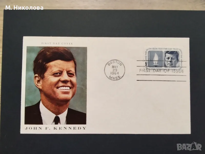 Първодневен плик Джон Кенеди 1964, снимка 1