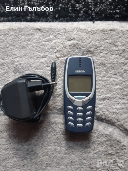 Телефон NOKIA 3310 с оригиналното си зарядно у-во, снимка 1