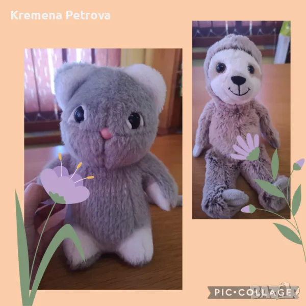 Плюшени играчки: мишка, ленивец, Minions/Миньоните , TY Beanie Boos - Розова сова Pinky и други, снимка 1
