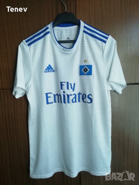 Hamburg Hamburger SV Adidas 2018/2019 оригинална тениска фланелка размер М Хамбургер, снимка 1