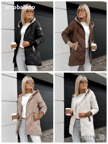 Дамско удобно яке с качулка Polaris, 4цвята , снимка 1