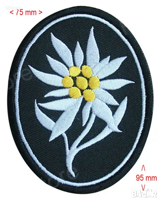 Наръкавна емблема Еделвайс, снимка 1