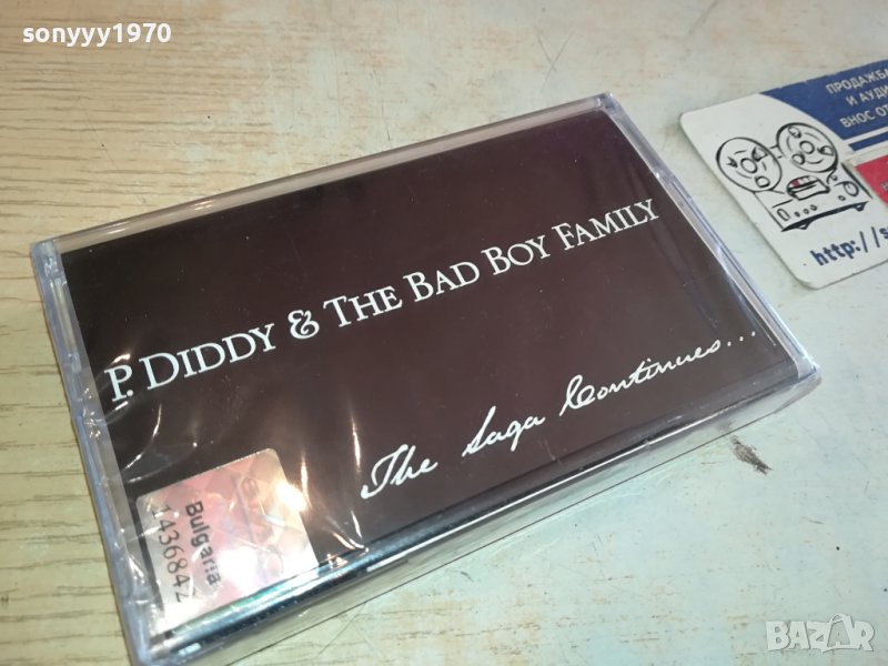 P. Diddy & The Bad Boy Family ‎– The Saga Continues-лицензна касета-ORIGINAL TAPE 0702241322, снимка 1