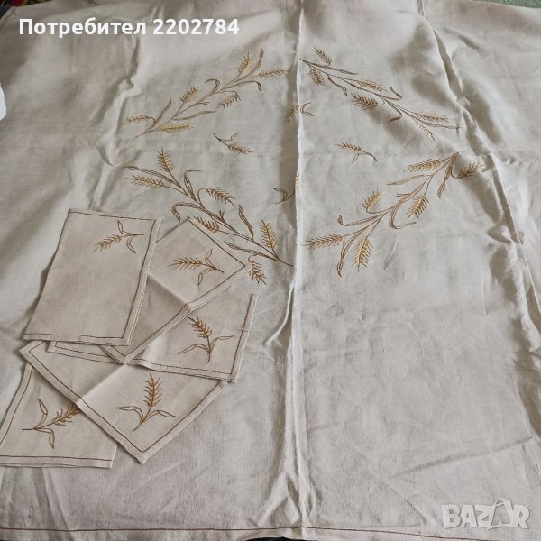 Покривка за маса със салфетки., снимка 1