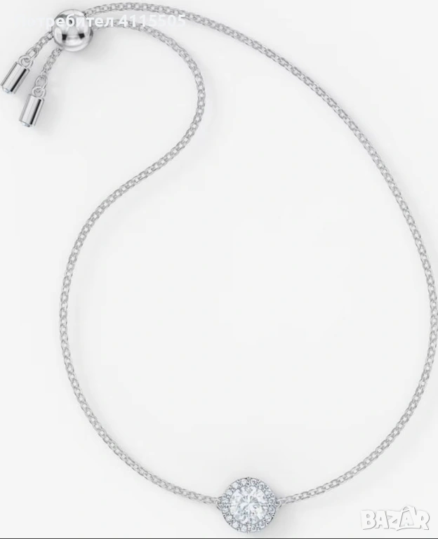 Swarovski Гривна 'Una' в Сребърно - НОВО, снимка 1