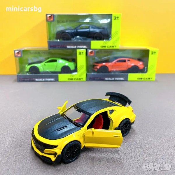 Метални колички: Chevrolet Camaro Bumblebee (Шевролет Камаро Трансформърс (Бъмбълби), снимка 1