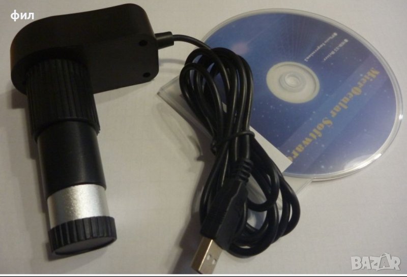 Цифрова Микроскопска камера USB за начално обучение – за окуляри 23,2мм, снимка 1