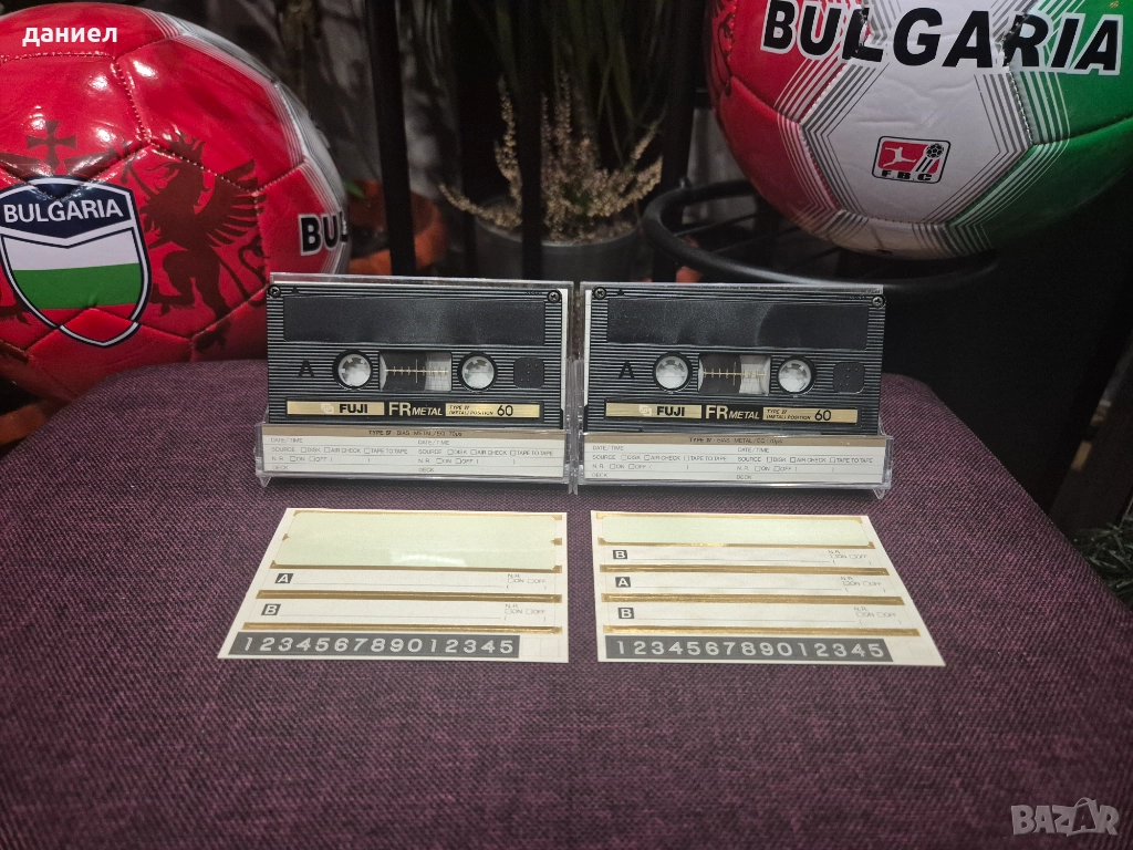 Аудио касети FUJI FR METAL60 - TYPE IV - метална лента с някаква музика от 80/90-те + подарък, снимка 1