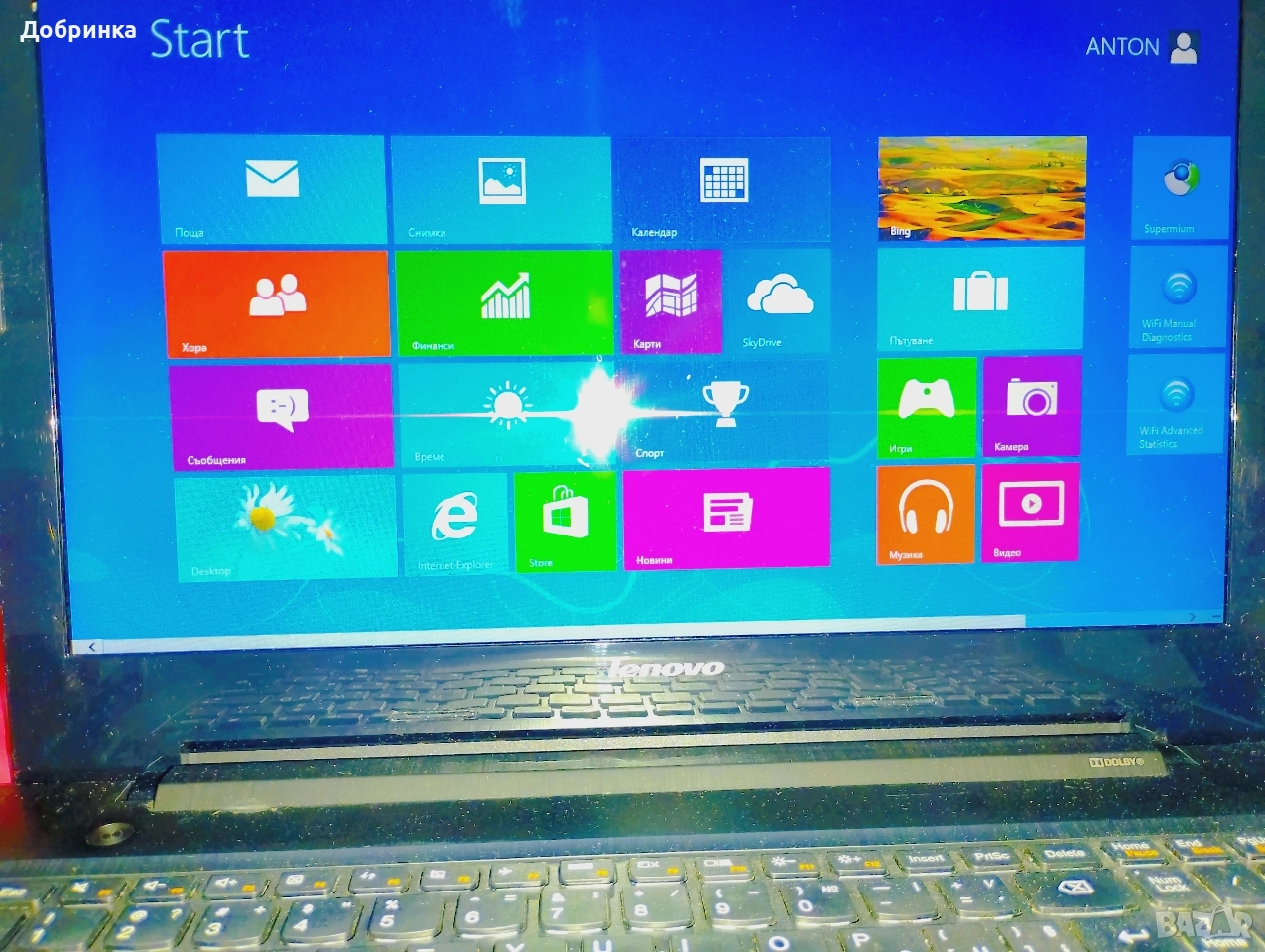 Лаптоп Lenovo G30-50 , снимка 1