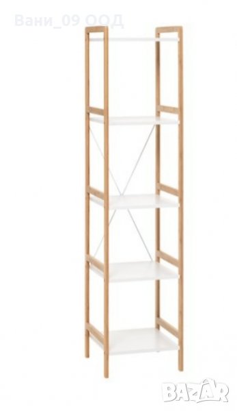 Висока етажерка-бамбук и MDF, снимка 1