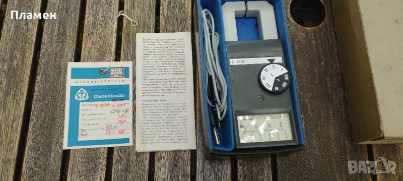 Ампер клещи ретро нови, снимка 1