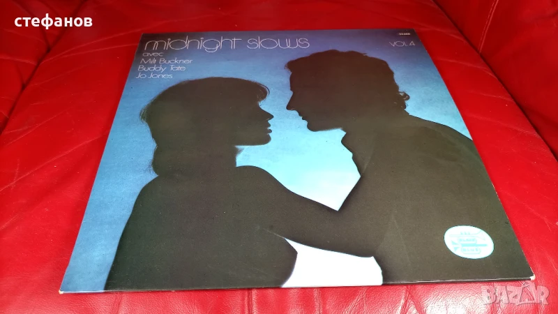 Дългосвиреща грамофонна плоча джаз MIDNIGHT SLOUS vol 4 с Milt Buchner, Jo Jones, Френска преса, снимка 1