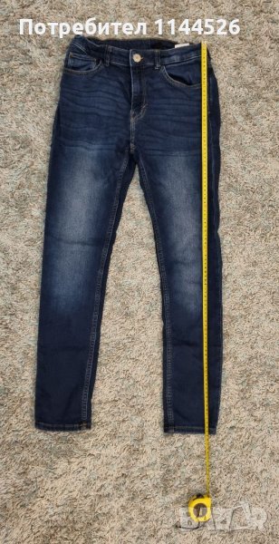 Сини дънки skinny fit модел за момче 10-12г., снимка 1