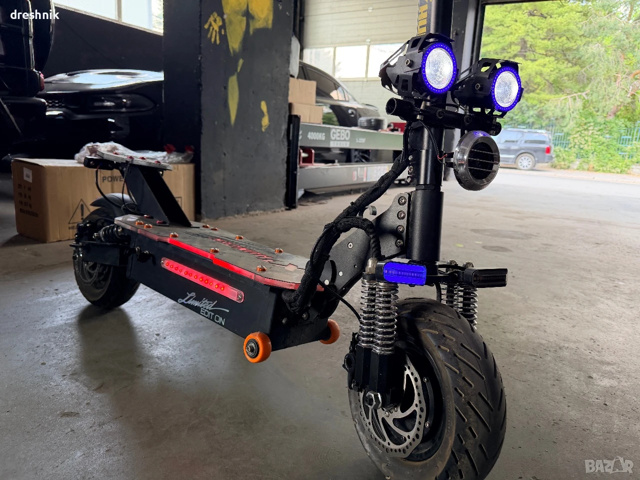 Тротинетка 2x2600W  XThunder Limited Edition 2023 Pro Max, снимка 1